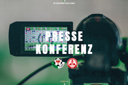 Pressekonferenz vor dem Heimspiel gegen den GAK | Qualifikationsdurchgang