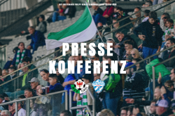 Pressekonferenz vor dem Heimspiel gegen Hartberg