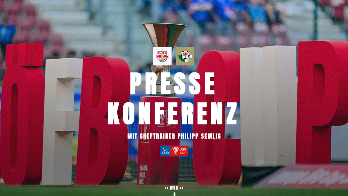 Pressekonferenz vor dem Achtelfinale im UNIQA ÖFB Cup gegen Red Bull Salzburg