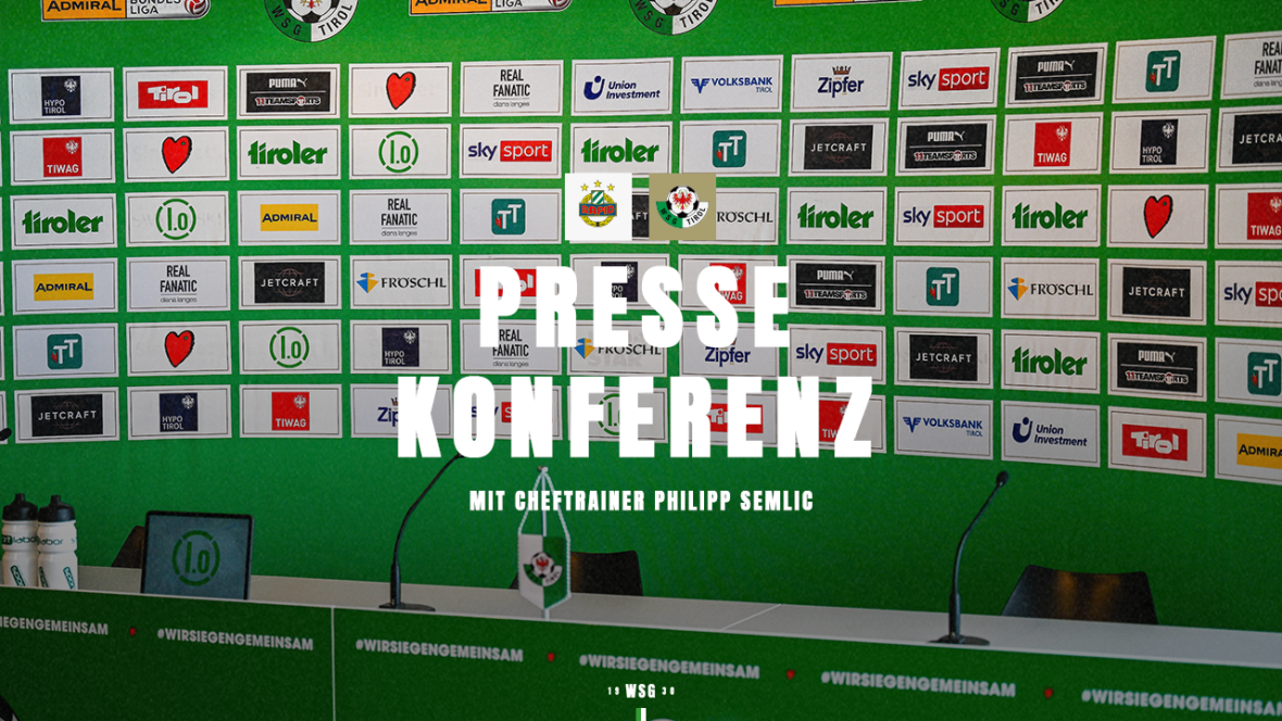 Pressekonferenz vor dem Auswärtsspiel beim SK Rapid
