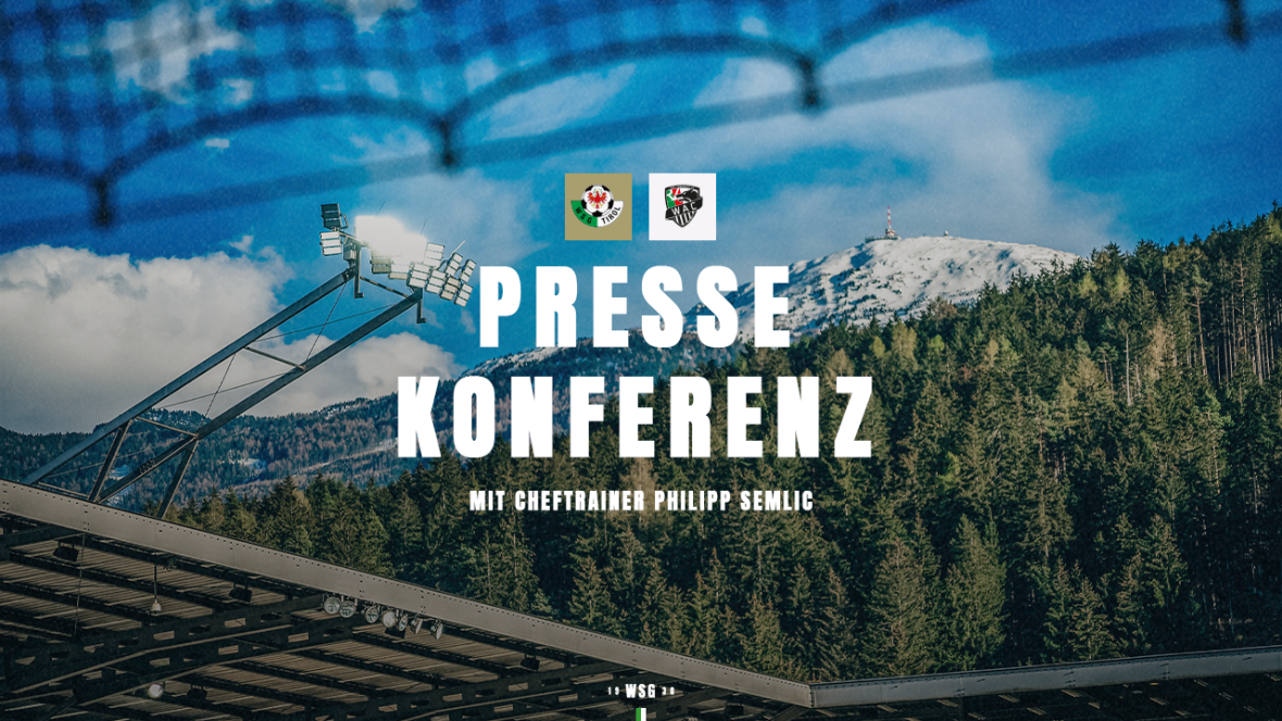 Pressekonferenz vor dem Heimspiel gegen den WAC