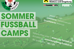 WSG TIROL SOMMER FUSSBALL CAMPS 2021
