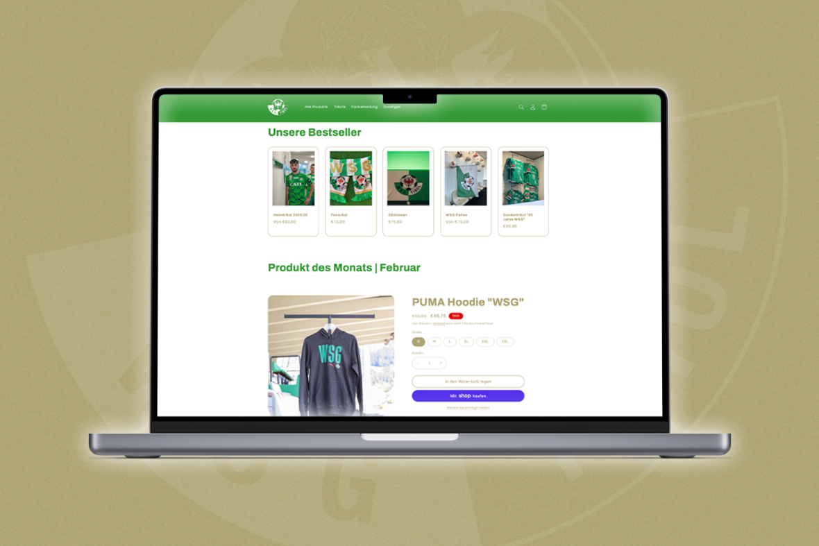 WSG präsentiert neuen Onlineshop