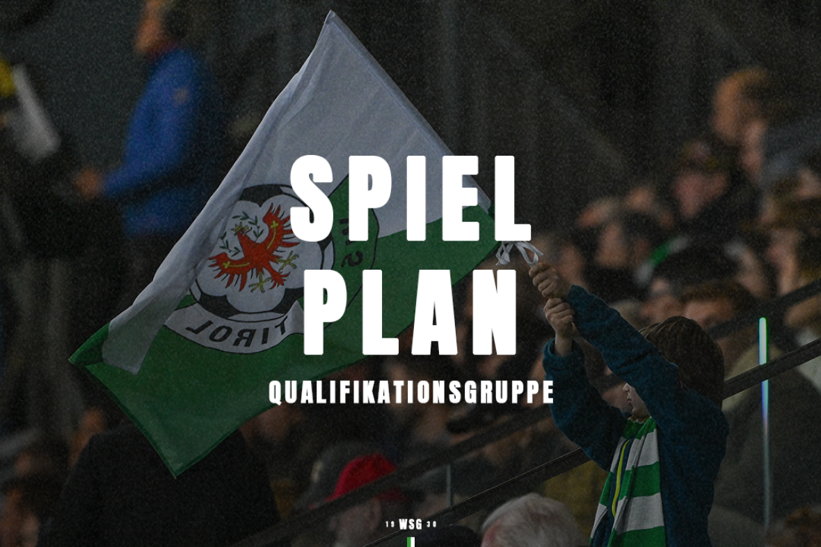 Spielplan fixiert: WSG Tirol startet bei der SV Ried in die Qualigruppe