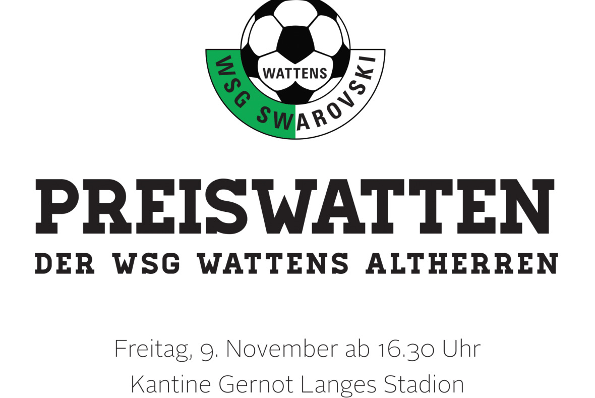 Preiswatten der WSG-Altherren