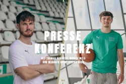 Vorstellungs-PK von Thomas Sabitzer und Moritz Wels