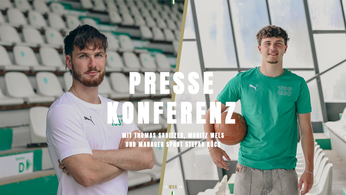 Vorstellungs-PK von Thomas Sabitzer und Moritz Wels