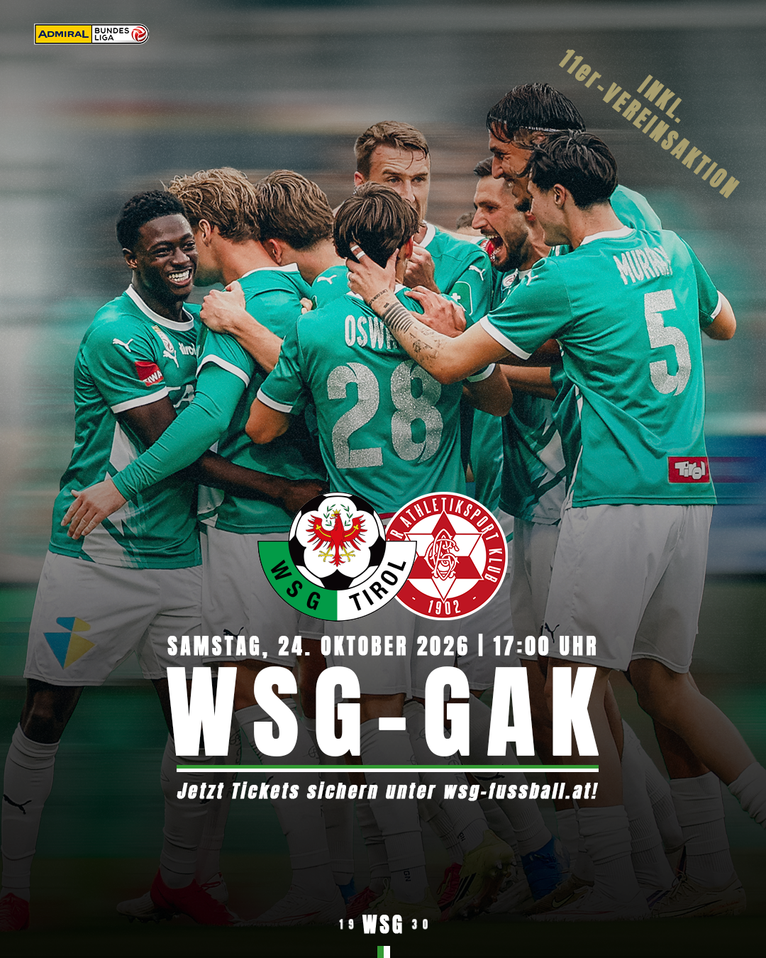 Heimspiel gegen den GAK