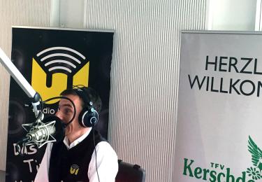 WSG Sprecher Alex Hager im Dienst von U1