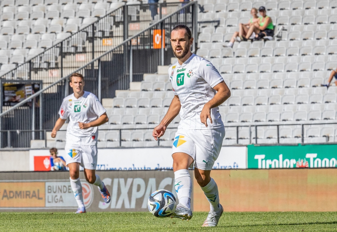 Freut sich auf das Auswärtsspiel in Wien-Hütteldorf: Lukas Sulzbacher