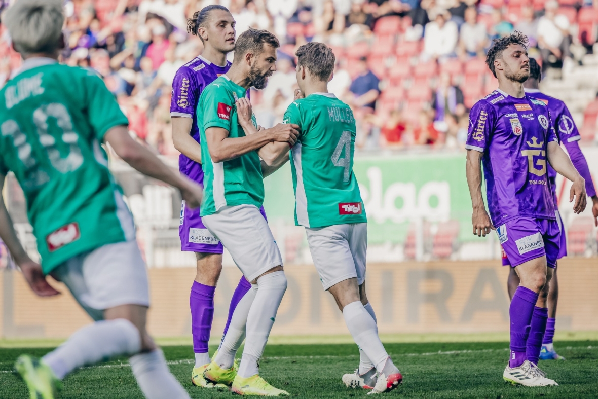 Hatte (abermals) Nerven aus Stahl: Valentino Müller sorgte vom Punkt für den 1:1.Pausenstand.