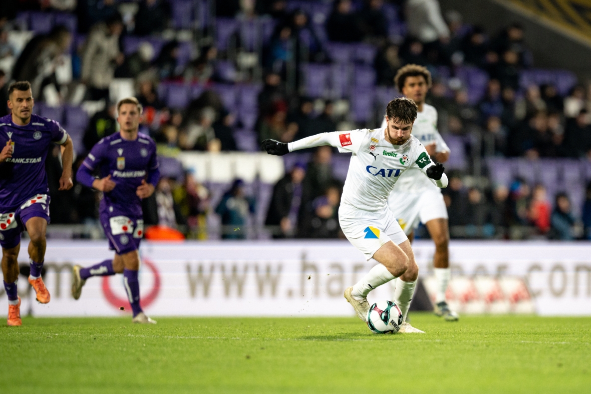 Thomas Sabitzer sorgte im ersten Durchgang für Gefahr im Strafraum der Veilchen.