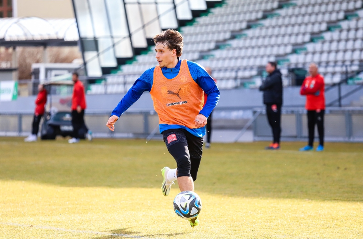 Könnte in das Spieltagsaufgebot zurückkehren: Luca Kronberger absolvierte am Donnerstag vollumfänglich das Mannschaftstraining