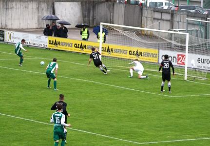 Das 3:0 durch Zangerl nach idealer Vorarbeit von Gebauer